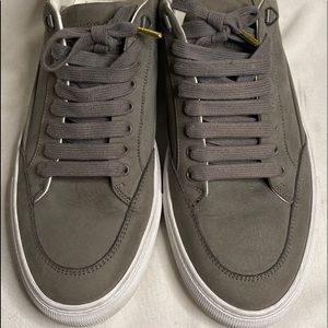 Mason Garments Grey Tia Suede Sneaker